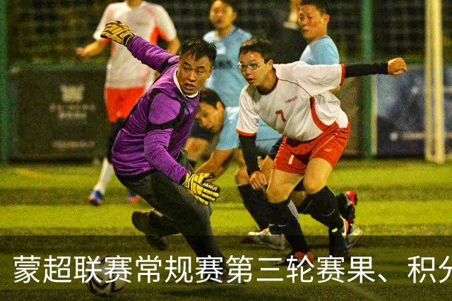 蒙超联赛常规赛第三轮赛果、积分榜公布！第四轮对阵出炉！