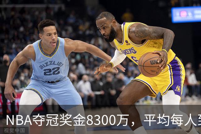 NBA夺冠奖金8300万，平均每人到手有多少？网友：难以置信